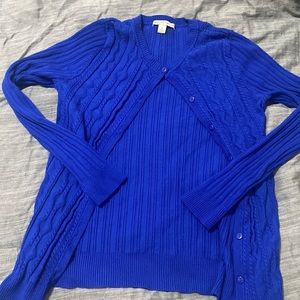 Royal blue cardigan